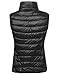 MBE Women's Lightweight 90% Goose Down Packable Outdoor Puffer Vest