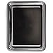 Teagas 17.5 x13.5 Inch Rectangular Thickened Stainless Steel Serving Tray for Ottoman Breakfast Dinner Baking BBQ