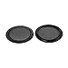 X AUTOHAUX 2pcs 6.5inch Black Car Speakers Cover Steel Mesh Audio Subwoofer Grill Protector