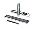 PARKER IM Fountain Pen, Light Blue Grey, Medium Nib with Blue Ink Refill, Gift Box (1931655)