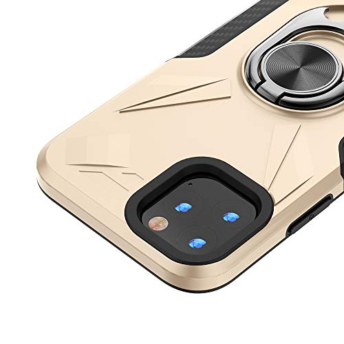 iPhone 11 Pro Max Case, Ranyi Multifunction Armor Case with 360 Metal Ring Holder [Bottle Opener] [Fits Magnetic Car Mount] Shock Absorbing Protective Case for 2019 6.5" iPhone 11 Pro Max (red) - Thumbnail 6