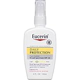 Eucerin Daily Protection Broad Spectrum SPF 30 Sunscreen Moisturizing Face Lotion 4 Fluid Ounce