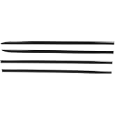 PIT66 Side Molding Trim, Compatible with 2019-2021 Dodge RAM 1500 Crew Cab Body Side Molding Trim Black