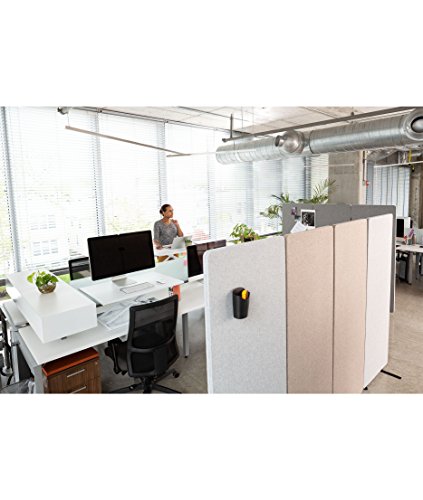 ReFocus Acoustic Room Dividers | Office Partitions – Reduce Noise and Visual Distractions with These Easy to Install Wall Dividers (72" X 66", Sand Stone) - Thumbnail 5