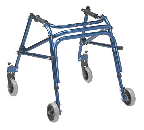 Inspired by Drive Nimbo 2G Lightweight Posterior Walker, Knight Blue, Small