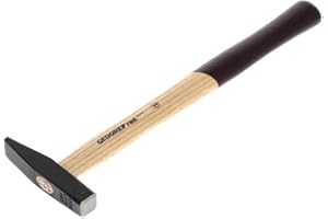 GEDORE red Engineer's Hammer with Wooden Handle, 100 g Head Weight, Hammer with Ash Handle, Tool, Forged, R92100004