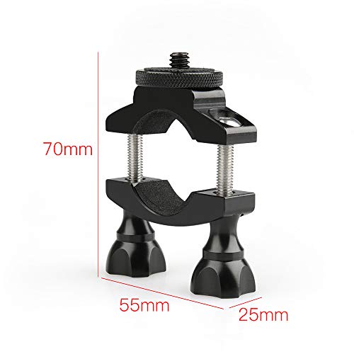 Hooshion Camera Bike Mount Bicycle Handlebar Fixing Bracket Shock Absorber Vibration Suppressor Set for Gopro Hero Action Camera DJI Osmo Pocket - Thumbnail 5