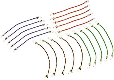 Reese Secure 9423200 10" Mini Bungee Assortment Jar - 20 piece