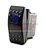 STVMotorsports Blue Auto Rocker Switch Off/ON/ON 12V LED Light 3 Positions 6 Pin Waterproof for LED Light Bar Off Road