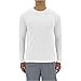 adidas Men's Baselayer Climacool UPF Long-Sleeve Crew Top, White, X-Large
