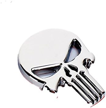 Costumer First Quentacy Skull Punisher Emblem Badge 3D Metal Sticler Decals for Cars Trucks Motorcycle Vehicle Luggage Laptop Tablets