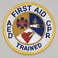 Amazon.com: First Aid CPR AED Trained © Embroidered Patch - 10 Pack - 3 ...