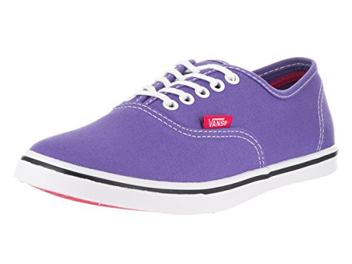 Vans Unisex Authentic Lo Pro (Pop) Purple Iris/Rose Red Skate Shoe 6 Men US / 7.5 Women US