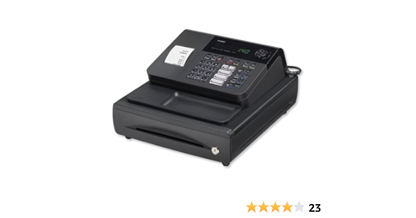 Amazon.com: CASIO 140CR Cash REGISTER BLACK : Productos de Oficina
