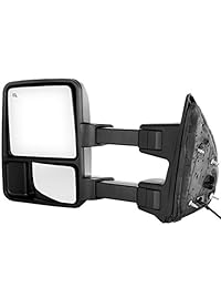 Scitoo   Espejo de remolque para modelos 2003 2007 de Ford F250 F350 F450 F550. Espejos de vista lateral grande.