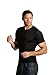 Insta Slim by I.S. PRO | Made in USA | Men’s Slimming Compression Fitted Body Shaper Short Sleeve Crew-Neck T-Shirt for Instant 5 Inch Slimmer Look, Undershirt & Back Support (3 Pack) Black-LG