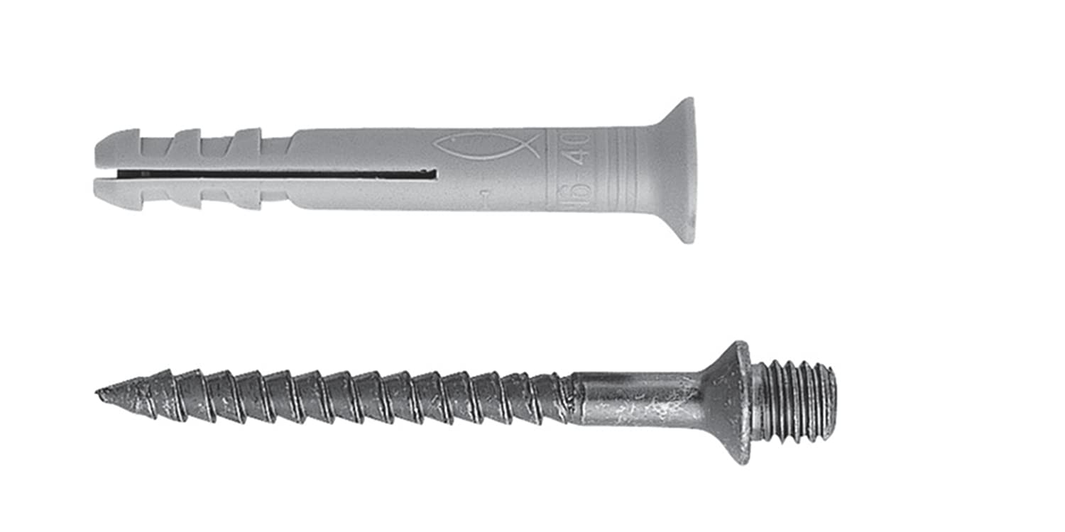 fischer N 6 x 40/10 Z M6 Hammerfix Frame Fixing, Pack of 50, 50398