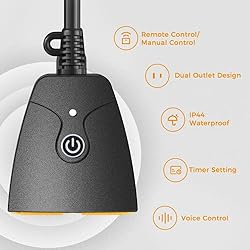 Outdoor Smart Plug, Works with Apple