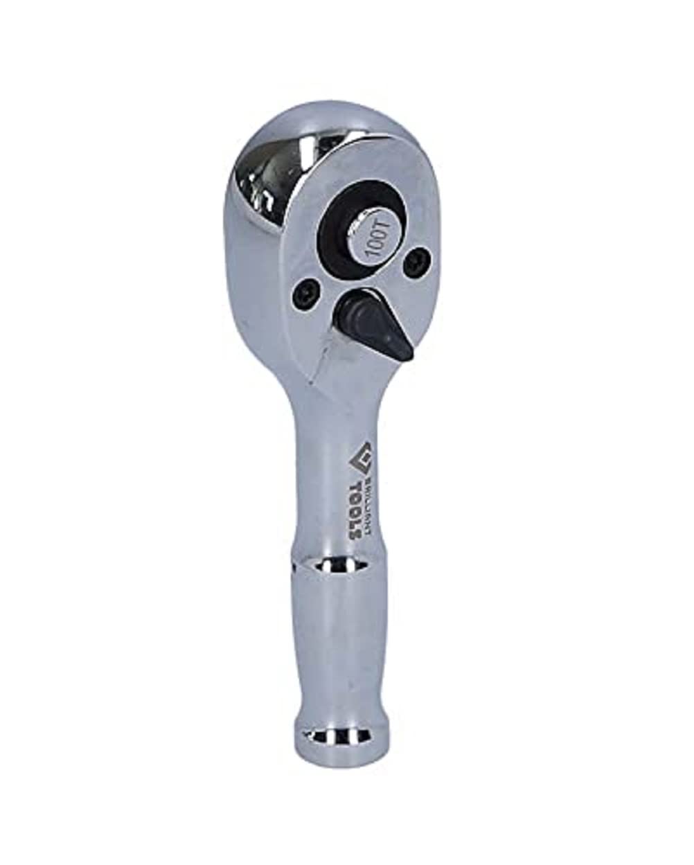 KS Tools 1/4 Inch Mini Reversible Ratchet with Metal Handle, 100 Teeth