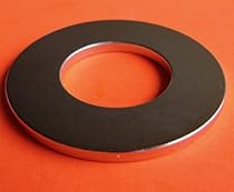 2Pc Super Strong N48 Neodymium Magnet 2OD x 1ID x 1/8