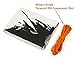 SURVIVOR X Emergency Shelter Tube Tent - Paracord 550 (Military Grade) Suspension - Super Lightweight Space Blanket Material to Reflect & Retain 99% Body Heat - Integral Part of a Zombie Survival Kit