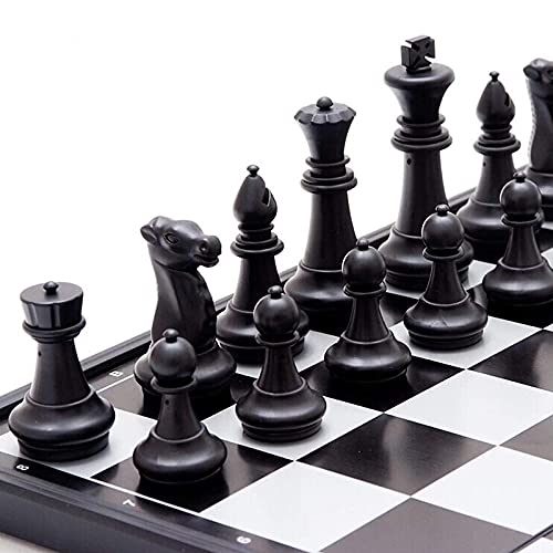 Magnetic Travel Chess Set with Folding Chess Board Educational Toys for Kids and Adults (12.6