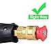 GDHXW X-999 Foam Wash Gun 3000 PSI High Pressure Snow Foam Lance Foam Cannon Foam Blaster with M22-14mm Thread 5 Pressure Washer Nozzles for Cleaning