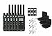 Motorola Talkabout T465 Two-Way Radios / Walkie Talkies - Weatherproof 22 Channels PTT IVOX Flashlight 6-PACK