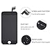 For iPhone 6S Screen Replacement Black LCD Digitizer Display Touch Full Assembly with Front Camera，Facing Proximity Sensor，Ear Speaker，Repair Tools and Screen Protector