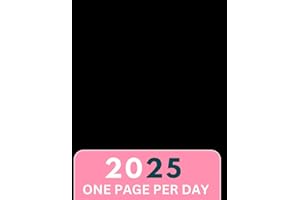 2025 Daily Diary One Page Per Day: Dated journal , january to december 2025