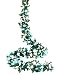 Miracliy 5 Pack 41 FT Fake Rose Vine Flowers Plants Artificial Flower Hanging Rose Ivy Home Hotel Office Wedding Party Garden Craft Art D&eacute;cor (Blue & White) primary