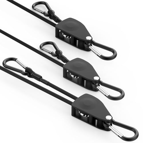 SDTC Tech 3 Pack Adjustable Bungee Cords with