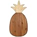 Totally Bamboo Pineapple Shaped Bamboo Wood Cutting Board and Charcuterie Board, 14-3/8