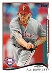 2014 Topps #641 A.J. Burnett - Philadelphia Phillies (Baseball Cards)