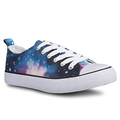 Twisted women s kix lo-top galaxy print casual fashion …