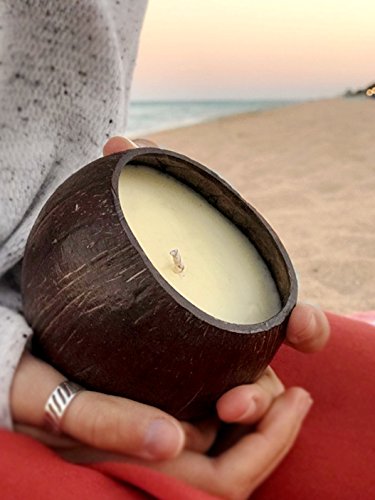image for Daniella's Vellas The Real Coconut Candle™, Pina Colada Fragrance, H