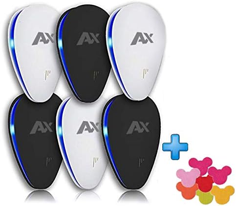 [2018 Updated] 6-Pack Ultrasonic Pest Control Repeller Bonus Mosquitoes Patches 12-Pack - Electromagnetic, Indoor Plug-in Repellent | Mice, Insects, Bugs, Ants, Rats, Spiders, Roaches, Rodents
