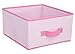 Delta Children Nursery Storage 24 Piece Set - Easy Storage/Organization Solution - Keeps Bedroom, Nursery & Closet Clean, Pink