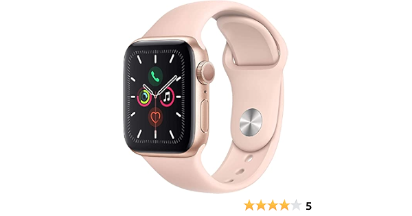 Apple Watch Series 5 40mm (GPS) - Caja De Aluminio En Oro / Pomelo Correa  Deportiva (Reacondicionado) : Amazon.es: Electrónica