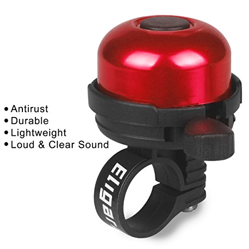 image for Eligara Bicycle Bell by Aluminum Alloy Bike Bell with Loud, Long, Cris