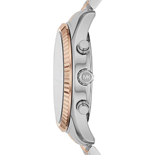 Michael-Kors-Herren-Chronograph-Quarz-Uhr-mit-Edelstahl-Armband-MK8714