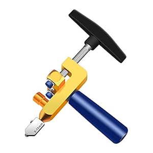 Honelife Portable Manual Glass Tile Opener Hand-Held Cutter Heads Ceramic Tile Glass Cutter Multi-Function Glass Cut