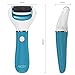 Abody Rechargeable Electric Foot Callus Removers, Professional Powerful Electronic Pedi Foot File Pedicure Tools for Feet Hard, Dead, Dry, Cracked Skin & Calluses with 2 Fine Roller Heads, Blue