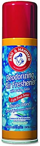 6-Pack Arm Hammer Baking Soda Air Freshener Spray Can, Room Deodorizer, 7 Oz, Free Shipping