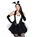 Sexy Bunny Costume Halloween Fancy Dress Rabbit Tuxedo