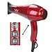 1875W Powerful Negative Ions Hair Dryer Ceramic Professional Far Infrared Blow Dryer 2 Speeds 3 Heating Settings with Diffuser Concentrator & Comb