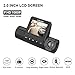 Dual Dash Cam, EACHPAI X200 Dash Camera for Cars 2'' FHD 1080P Dashboard Camera 270° Rotation with Sony Sensor, IR Night Vision, Loop Recording, Motion Detection,Super Capacitor