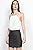 TheMogan Women's Stretch Woven High Waist Short Mini Skirt W Bodycon Pencil Cut