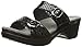 Dansko Women's Sophie Black Python Wedge Sandal