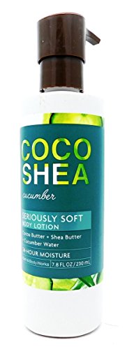 Bath & Body Works Coco Shea Cucumber Seriously Soft Body Lotion 7.8 Oz.